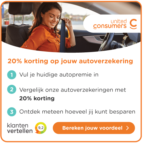 Banner auto verzekering United Consumers