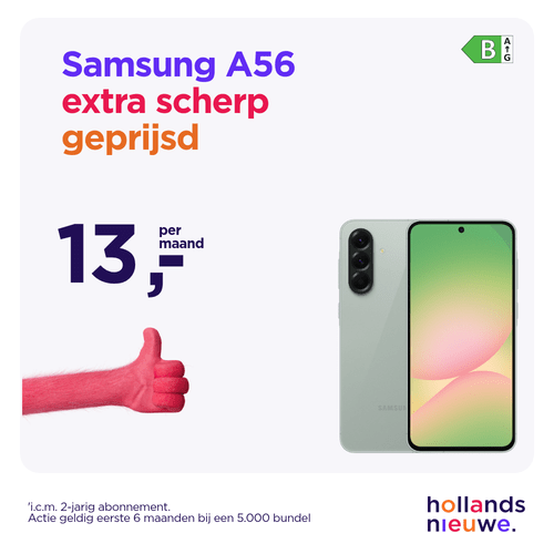 Advertentie Hollandsnieuwe Samsung A56