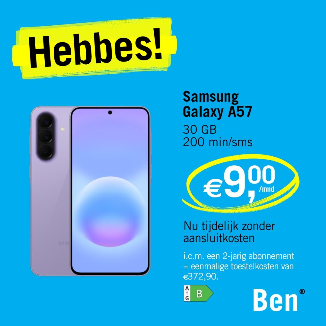 Advertentie Galaxy A57 van Ben