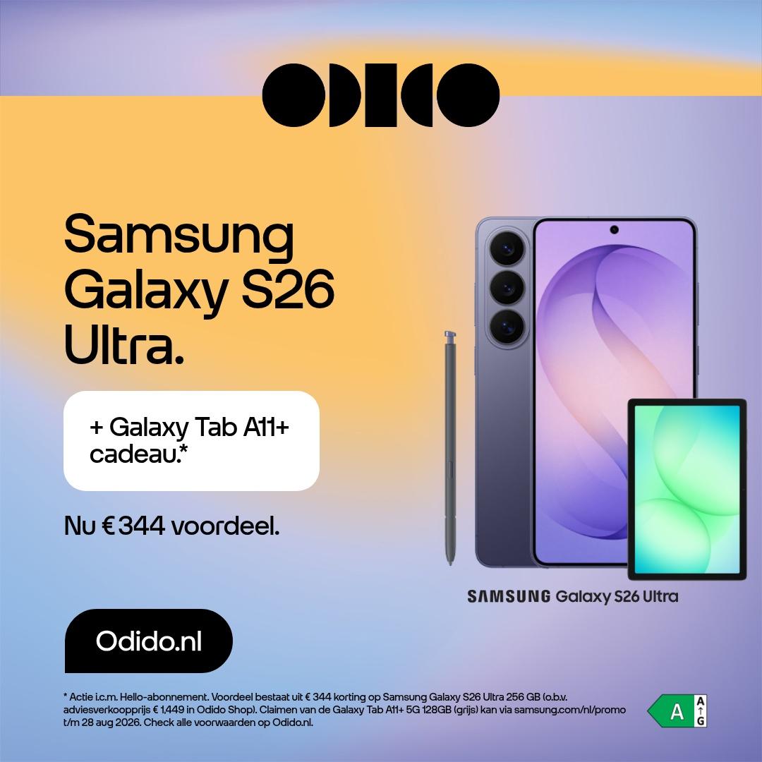 Banner Odido Galaxy S26