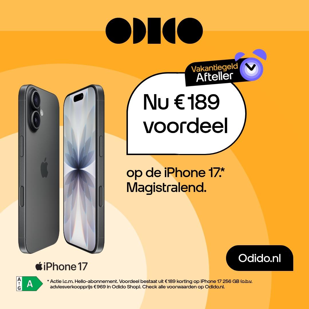 Banner Odido iPhone 17