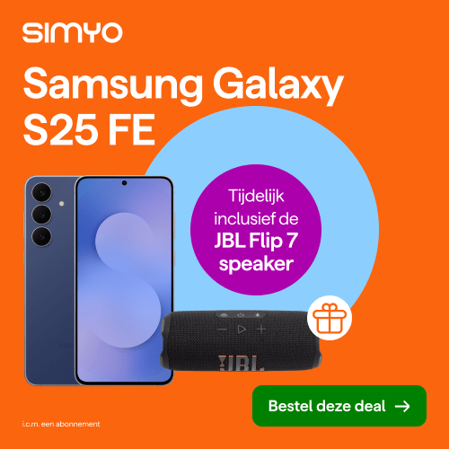 Advertentie Samsung S25 Simyo