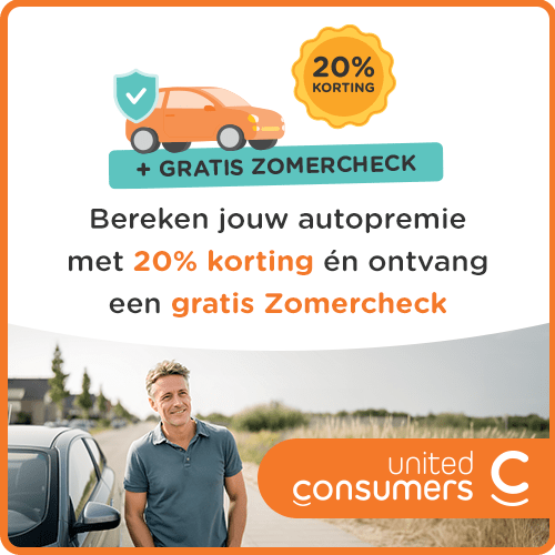 Advertentie Autoverzekering United Consumers