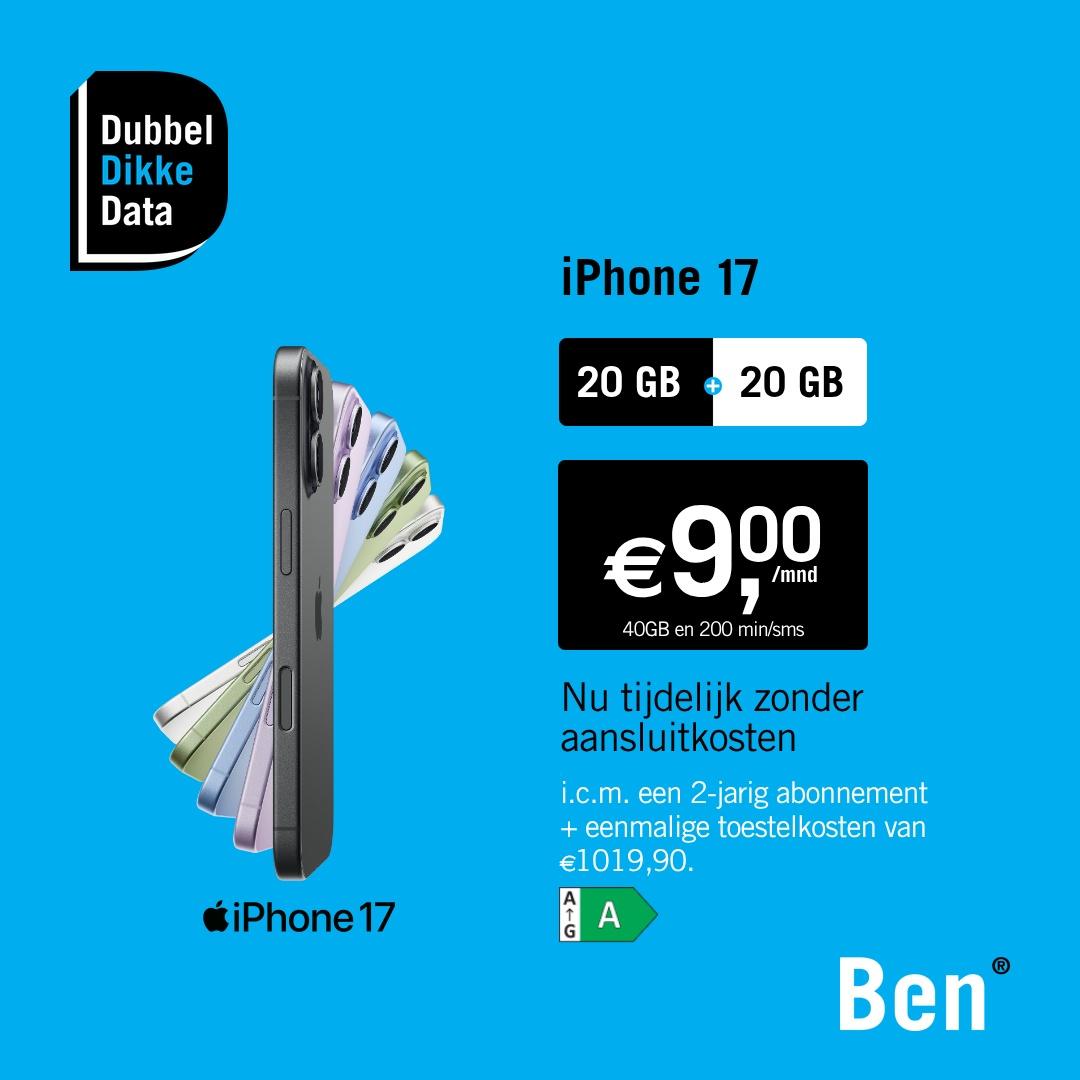 Advertentie Ben iPhone 17