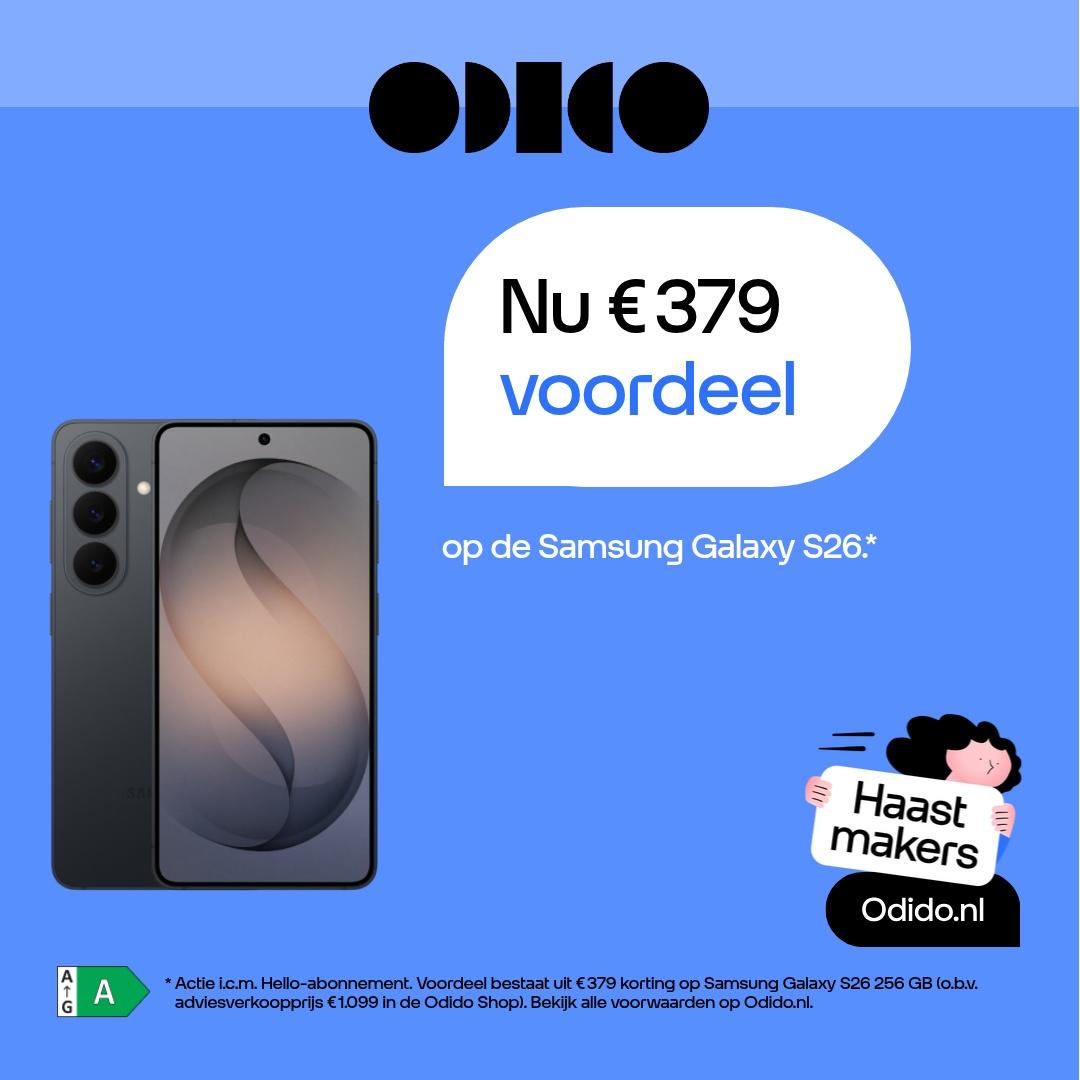 Advertentie Odido Galaxy S26