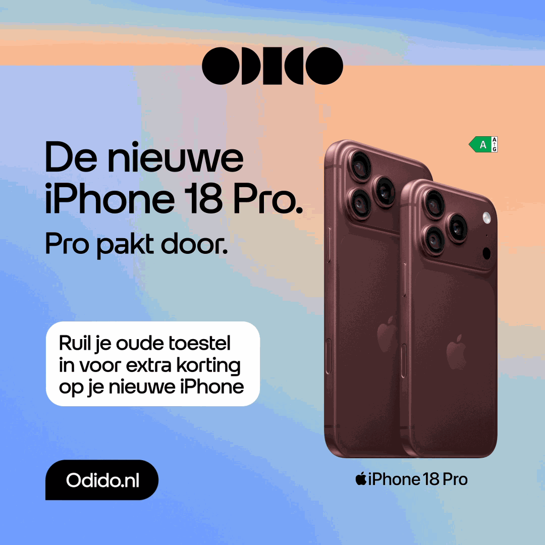 Advertentie Odido iphone 18